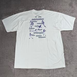 White Arizona Diamondbacks Baseball T-shirt World Champions 2001 Size XL MLB